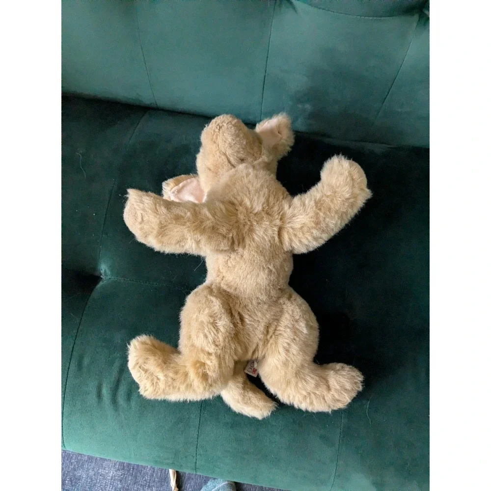 Vintage 90s Douglas Cuddle Toy Golden Retriever Plush Yellow Dog Retired 14'' - Picture 5 of 7